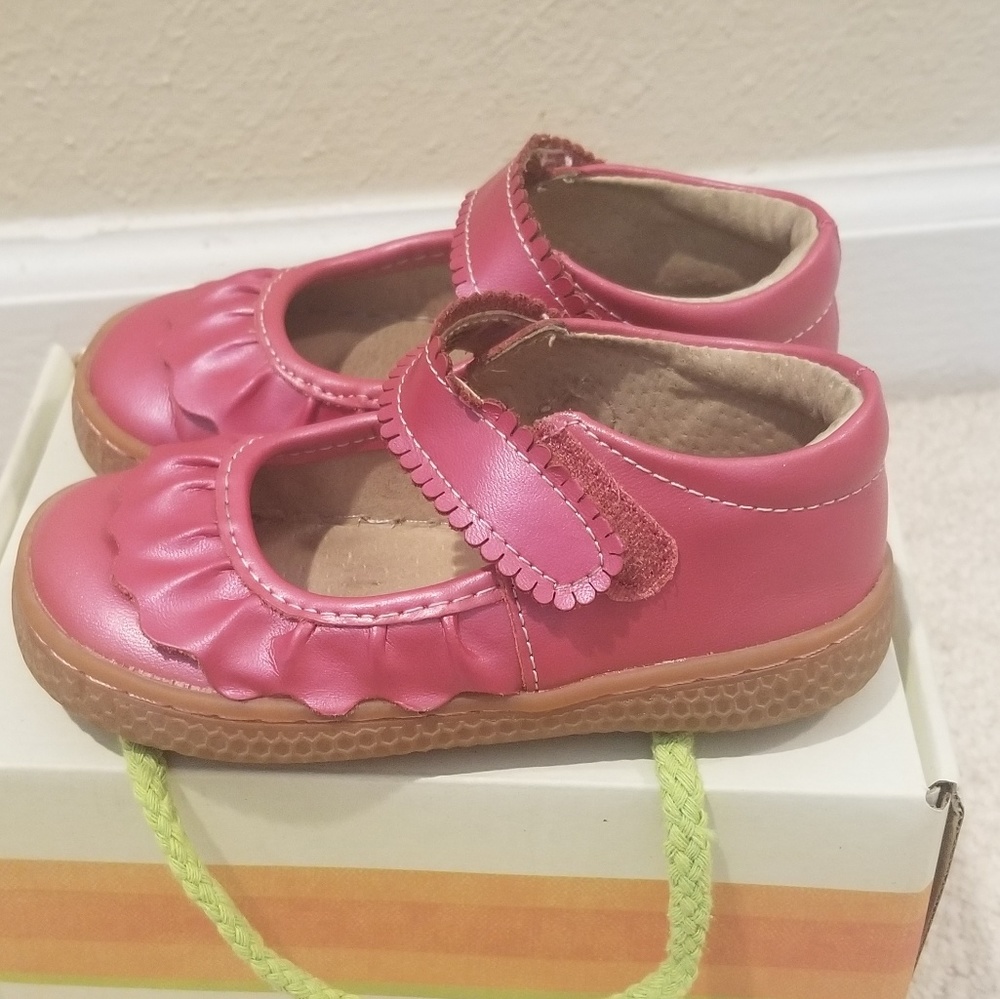 girls livie and luca magenta shimmer size 7